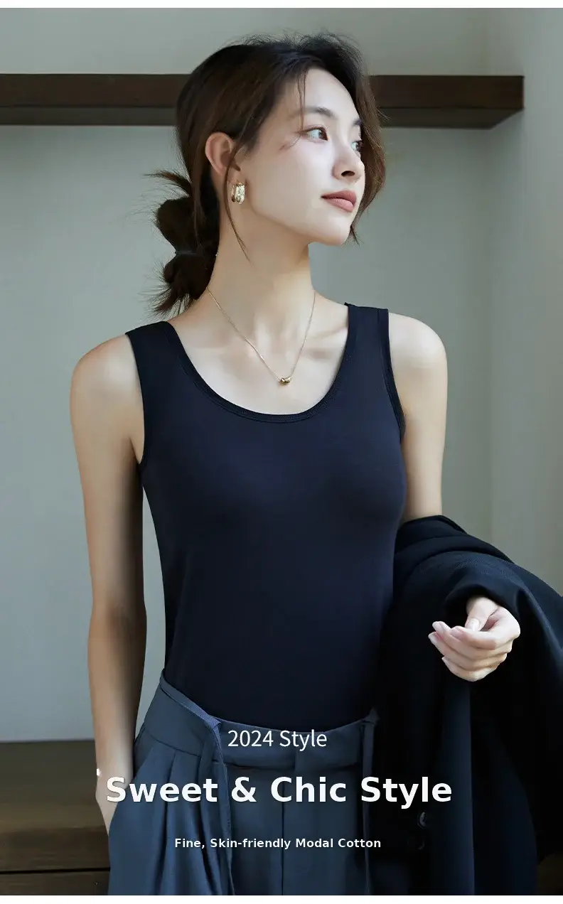 Women's Modal Underwear with Chest Pad & Anti-Glare Design — feature 3