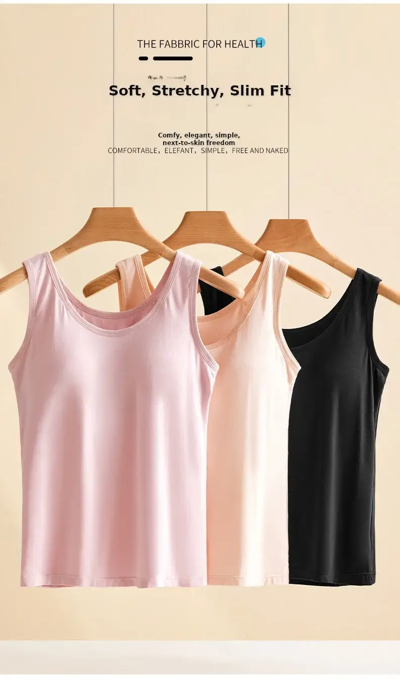 Women's Modal Underwear with Chest Pad & Anti-Glare Design — feature 8
