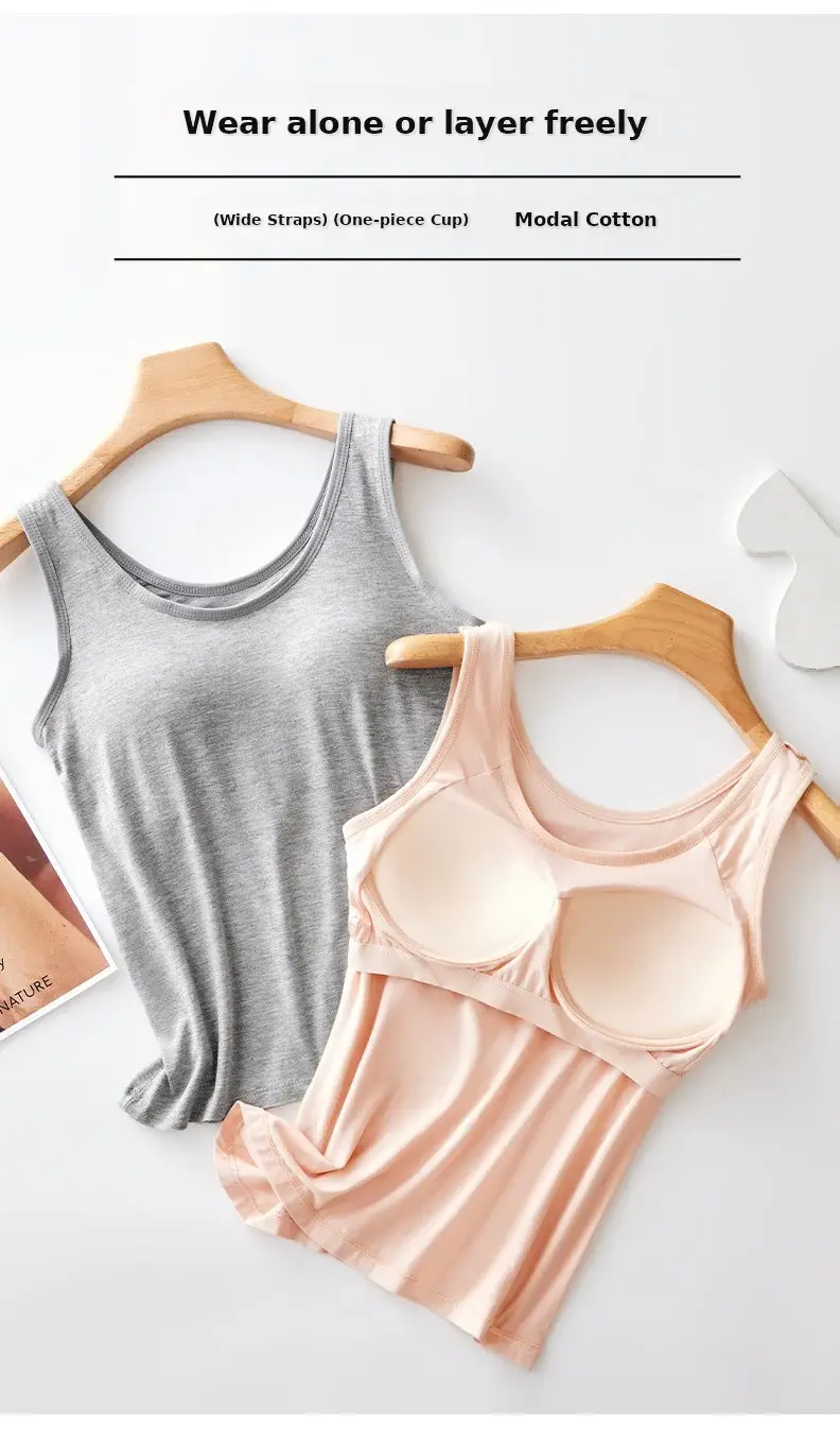 Women's Modal Underwear with Chest Pad & Anti-Glare Design — feature 9