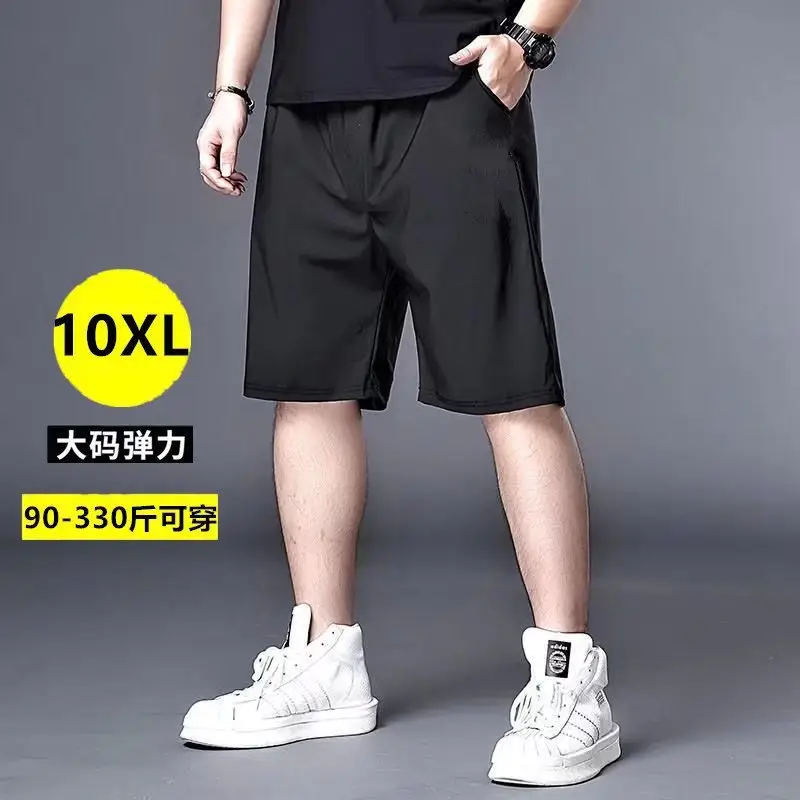 Plus Size Camo Cargo Pants Men Black 300 Jin - Image 8