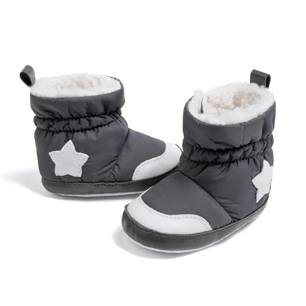 2024 New Winter Baby Toddler Shoes Star Boots Non-Slip Snow - Image 2