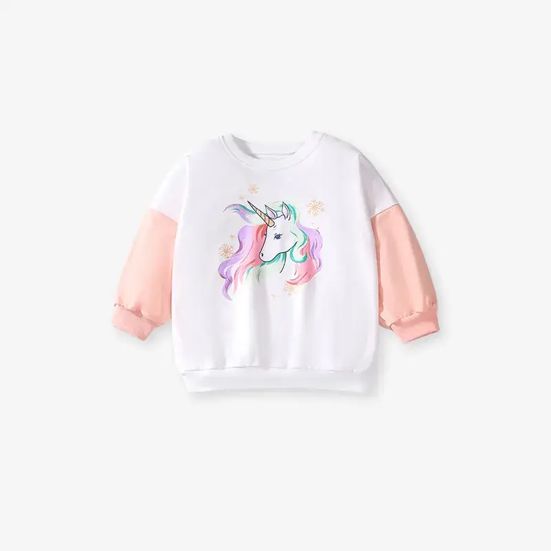 Little maven European and American fashion long sleeve girls' sweater suit cute casual autumn cartoon children's suit