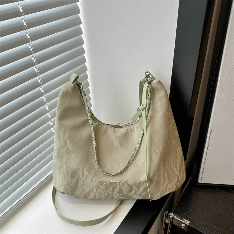 Black Textured Shoulder Bag for Women 2024 - Image 6