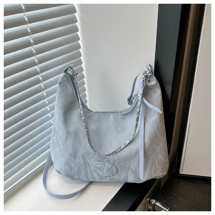 Black Textured Shoulder Bag for Women 2024 — feature 13