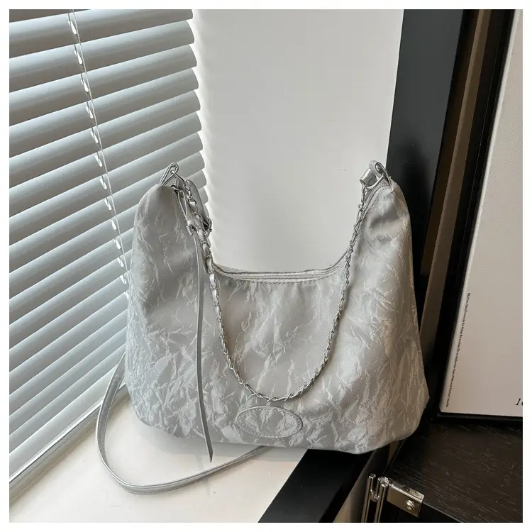 Black Textured Shoulder Bag for Women 2024 — feature 14