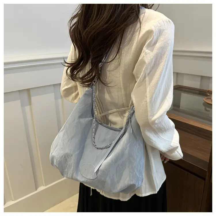Black Textured Shoulder Bag for Women 2024 — feature 29