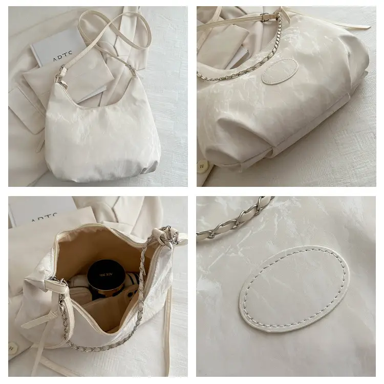 Black Textured Shoulder Bag for Women 2024 — feature 9