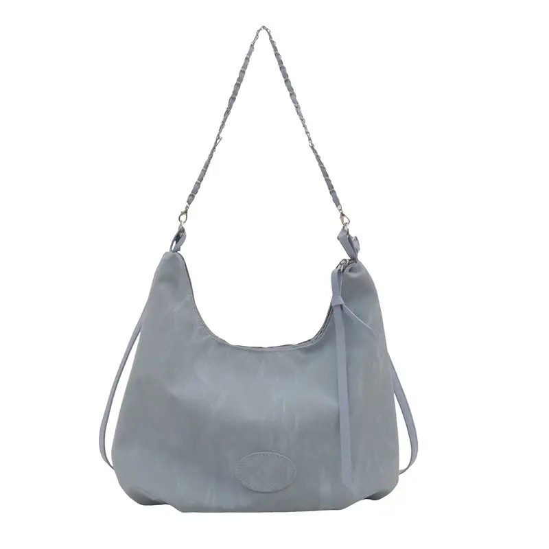 Black Textured Shoulder Bag for Women 2024 - Image 5