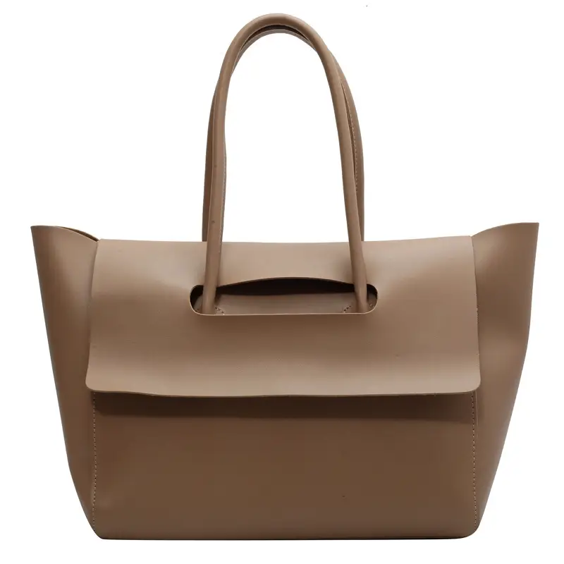 Women's Black Tote Bag 2024 Solid Color - Image 10