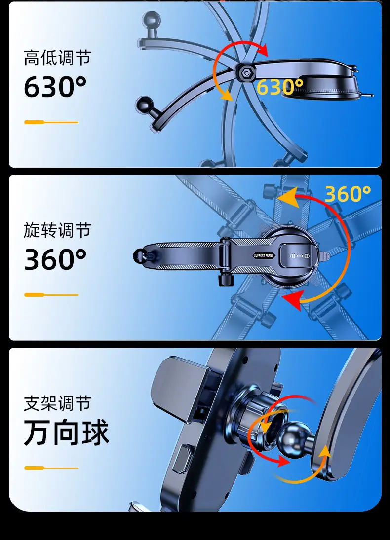 Longi Suction Cup Phone Holder for Car Dashboard — feature 17