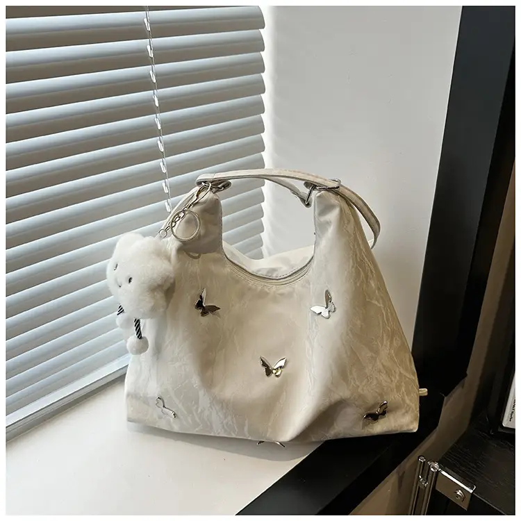 Black Butterfly Embroidered Shoulder Bag for Women — feature 12
