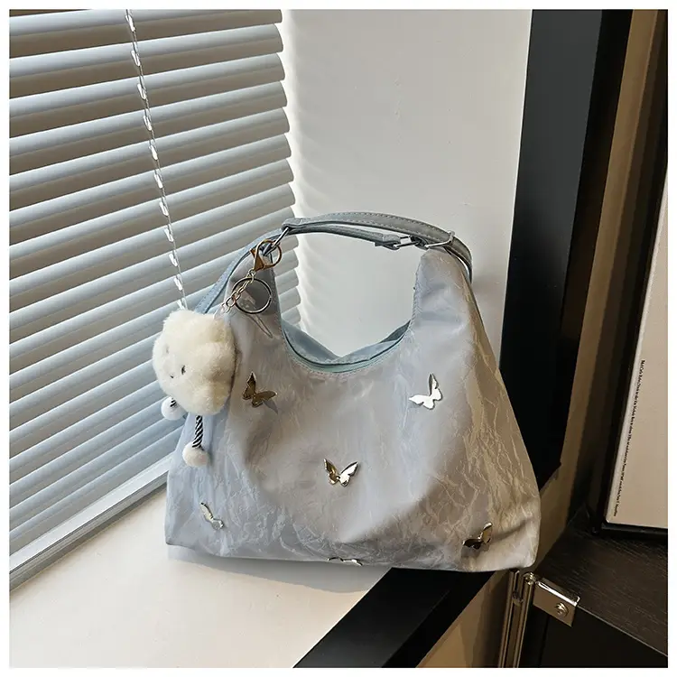 Black Butterfly Embroidered Shoulder Bag for Women — feature 15