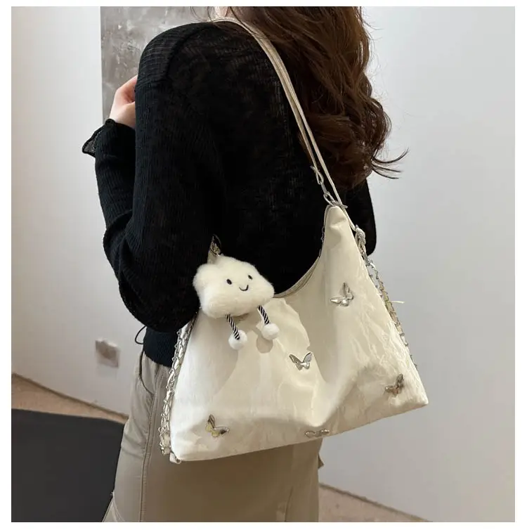 Black Butterfly Embroidered Shoulder Bag for Women — feature 19