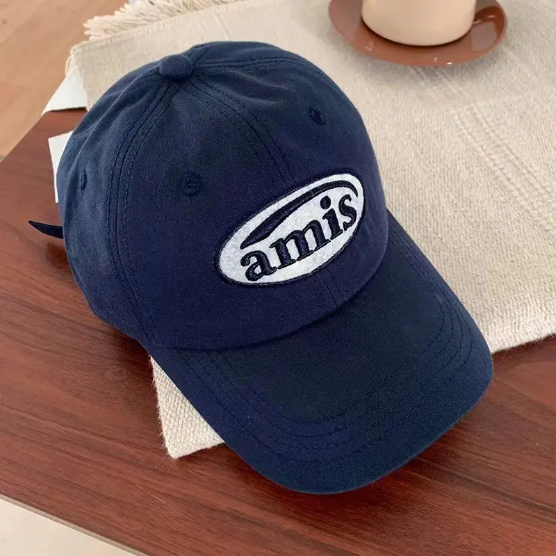Red Letter Baseball Cap Women Spring Summer Cap - Image 3