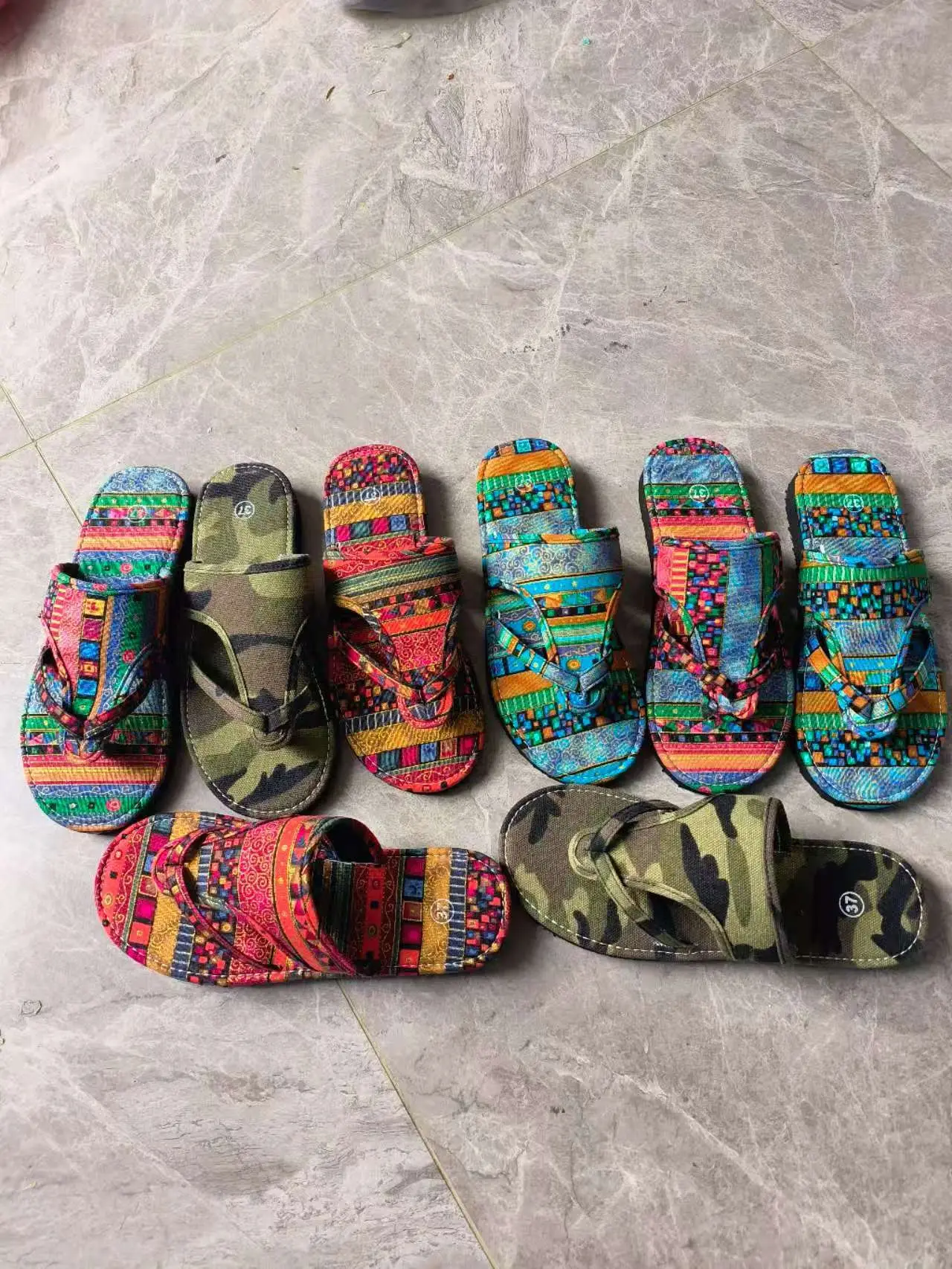 Women Cross-Color Sandals Slip-On Lightweight Comfortable — feature 12