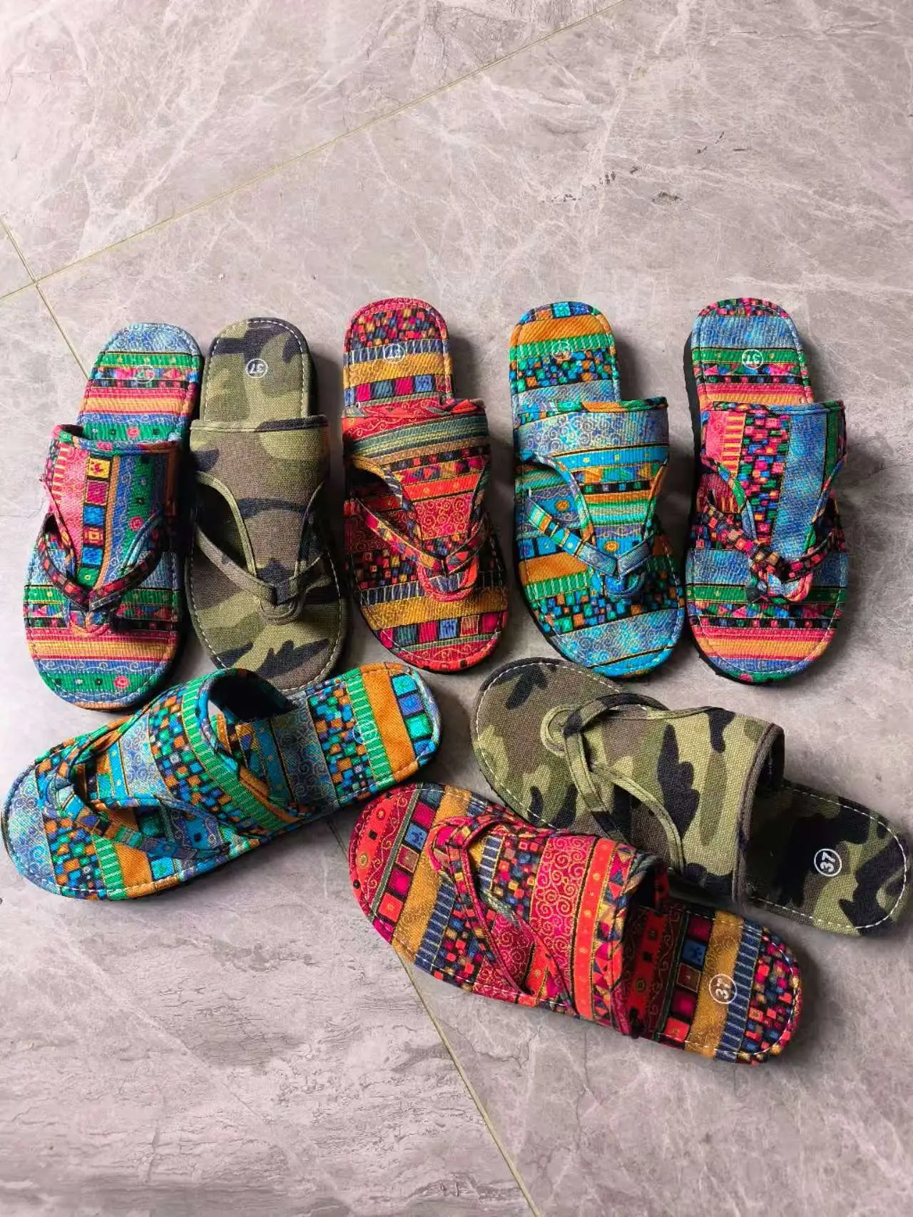 Women Cross-Color Sandals Slip-On Lightweight Comfortable — feature 13