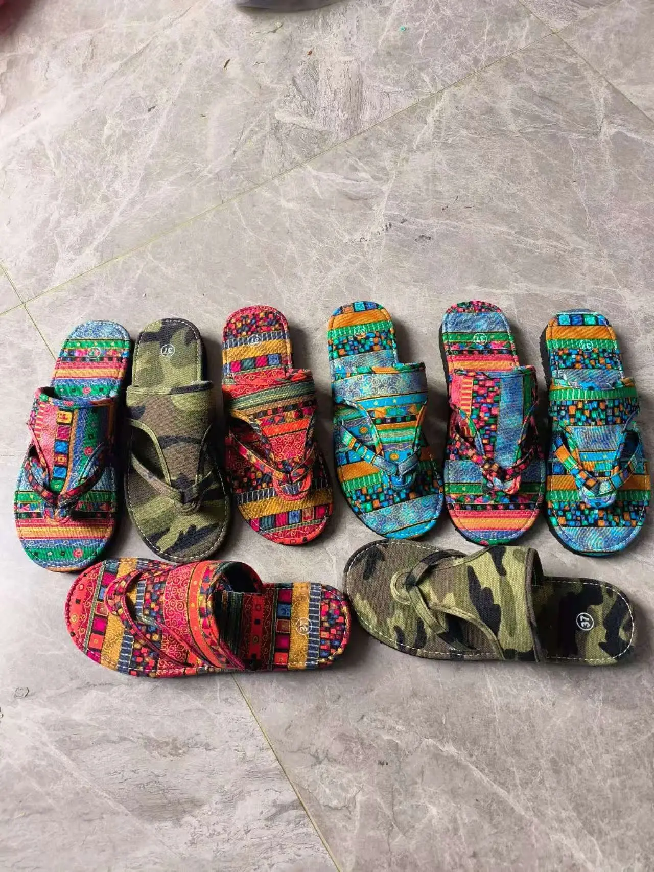 Women Cross-Color Sandals Slip-On Lightweight Comfortable — feature 15