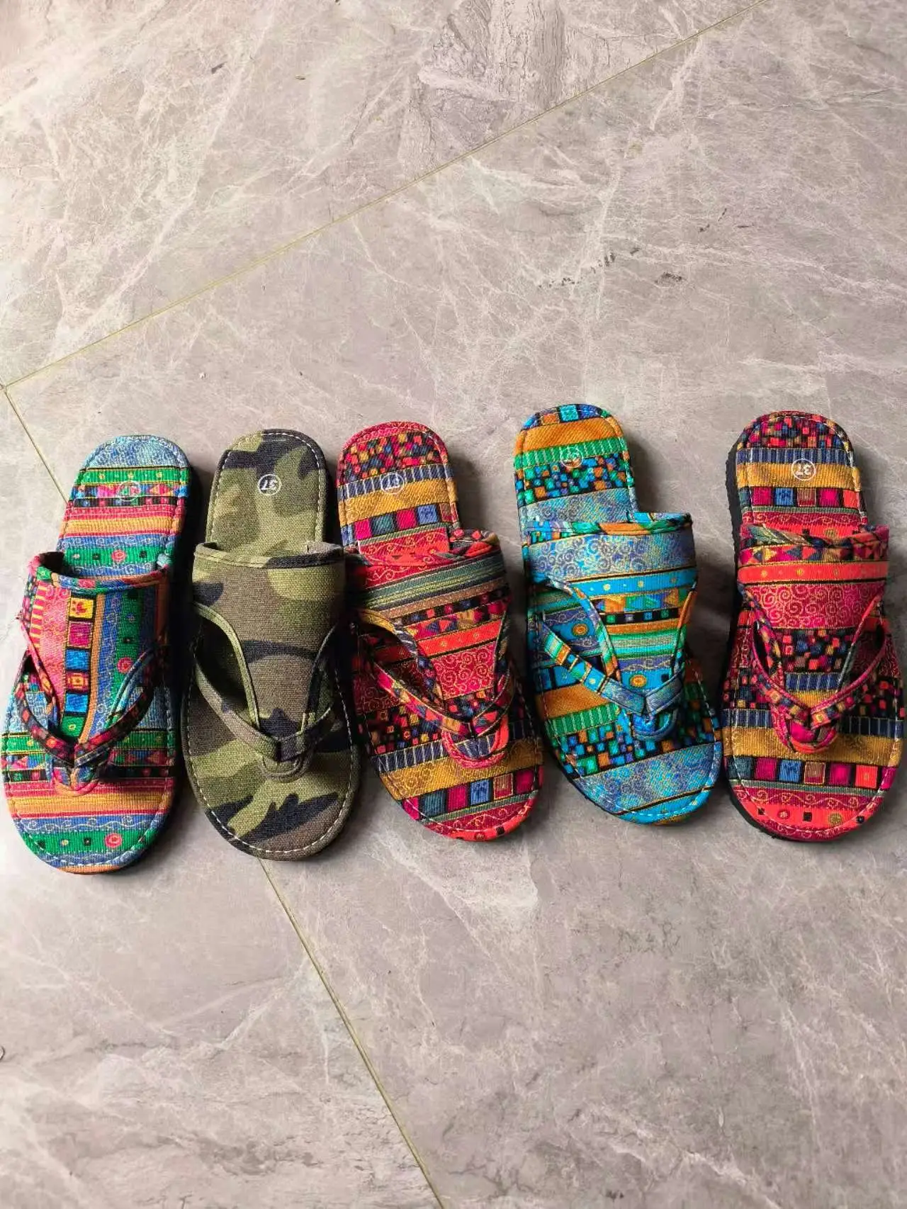 Women Cross-Color Sandals Slip-On Lightweight Comfortable — feature 16