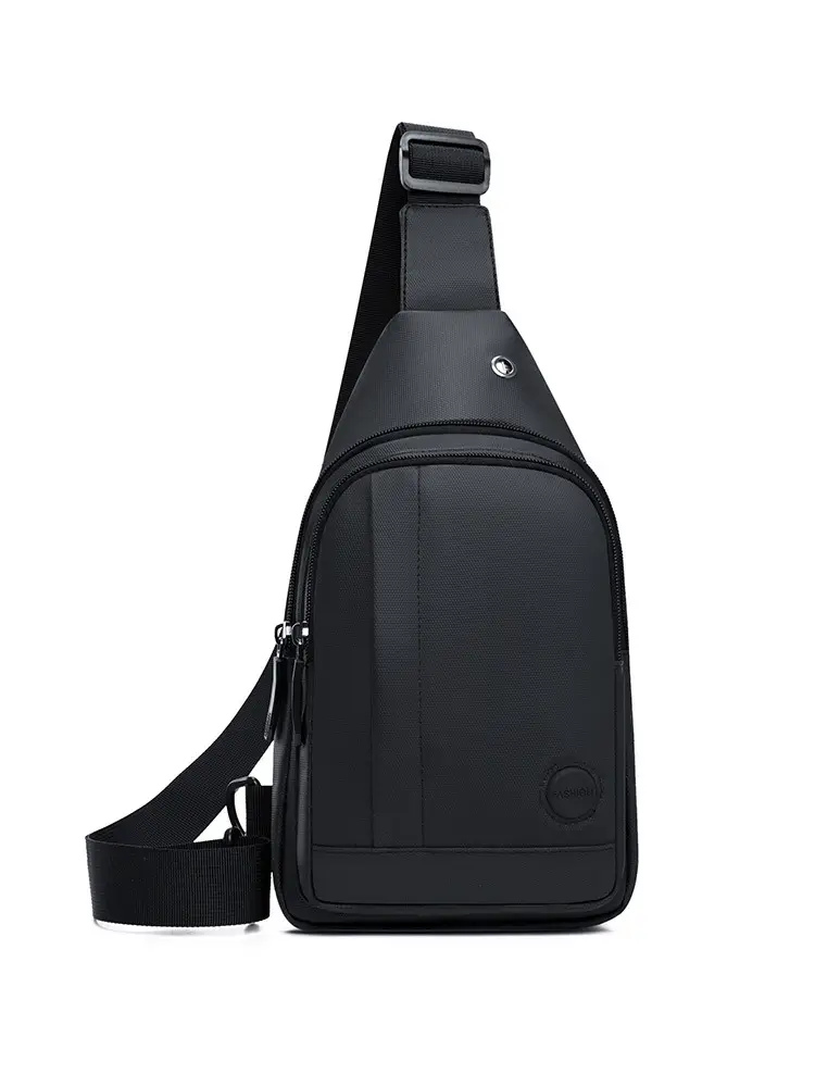 Men's Black Crossbody Bag Lightweight Fashionable Shoulder Bag — feature 25
