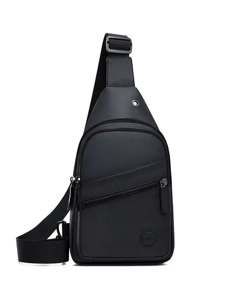 Men's Black Crossbody Bag Lightweight Fashionable Shoulder Bag — feature 31