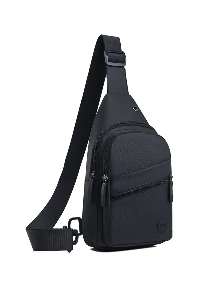 Men's Black Crossbody Bag Lightweight Fashionable Shoulder Bag — feature 32