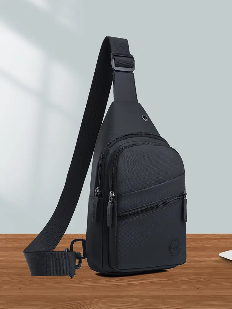 Men's Black Crossbody Bag Lightweight Fashionable Shoulder Bag — feature 40