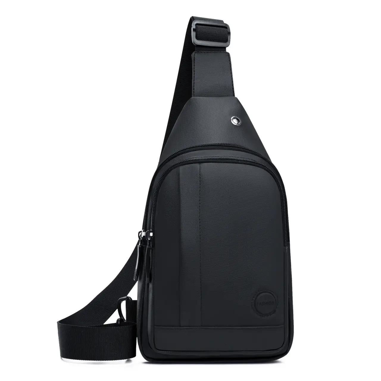Men's Black Crossbody Bag Lightweight Fashionable Shoulder Bag - Image 3