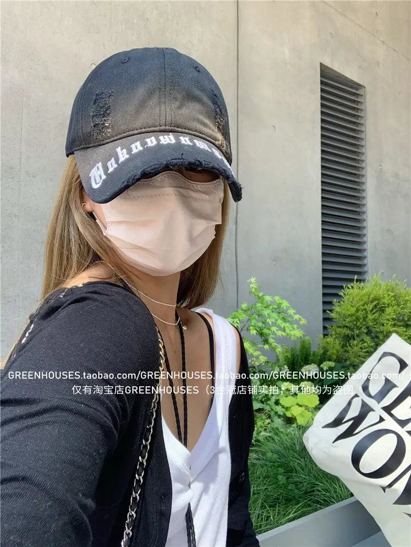 Hong Kong-style Washed Cap for Men Women Summer Wear — feature 12