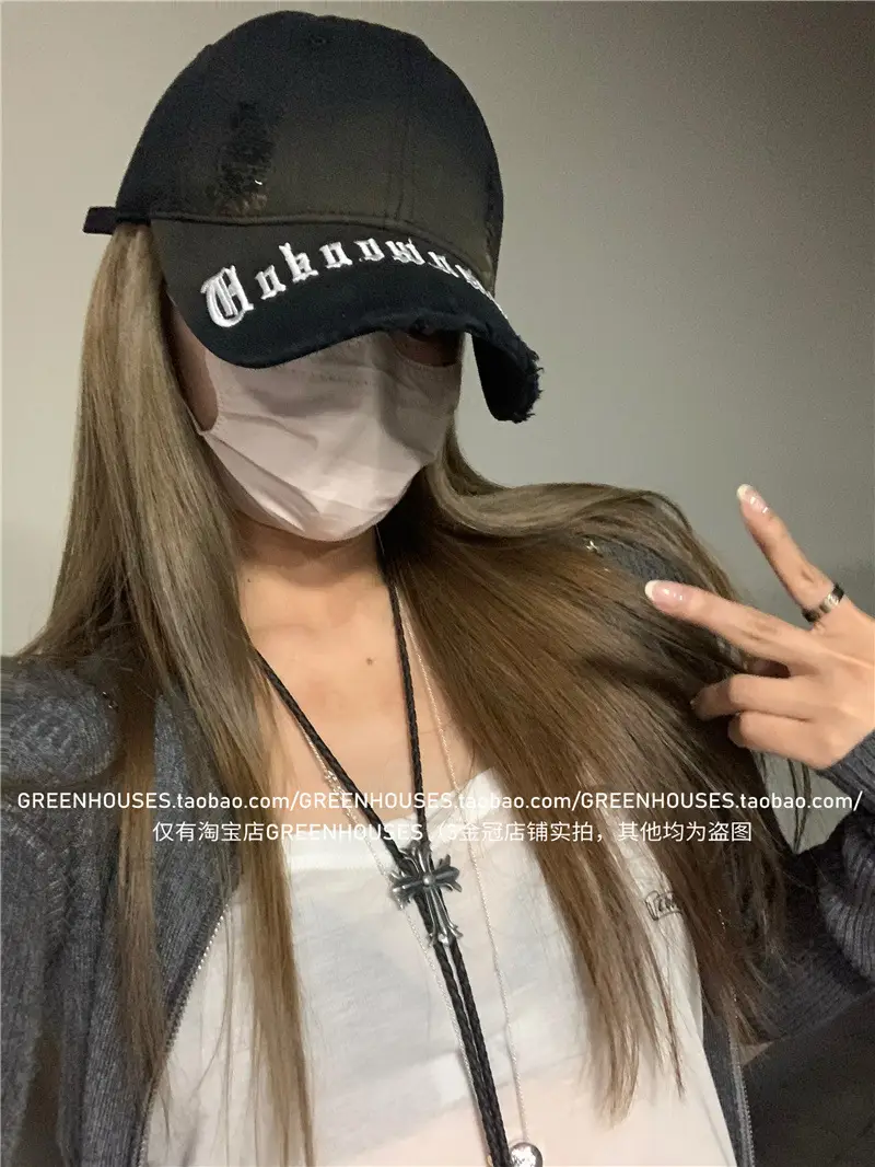 Hong Kong-style Washed Cap for Men Women Summer Wear — feature 7