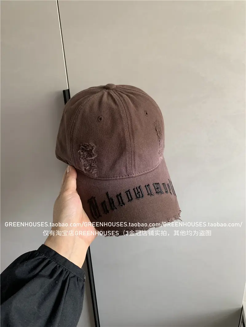Hong Kong-style Washed Cap for Men Women Summer Wear - Image 4