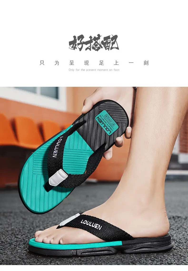 Cross-border plus size Flip-flops Men's Summer Outer Wear Non-slip Clip Sandals Men's Beach Trendy Internet Celebrated Casual Sandals — feature 11