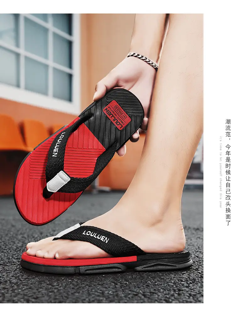 Cross-border plus size Flip-flops Men's Summer Outer Wear Non-slip Clip Sandals Men's Beach Trendy Internet Celebrated Casual Sandals — feature 14