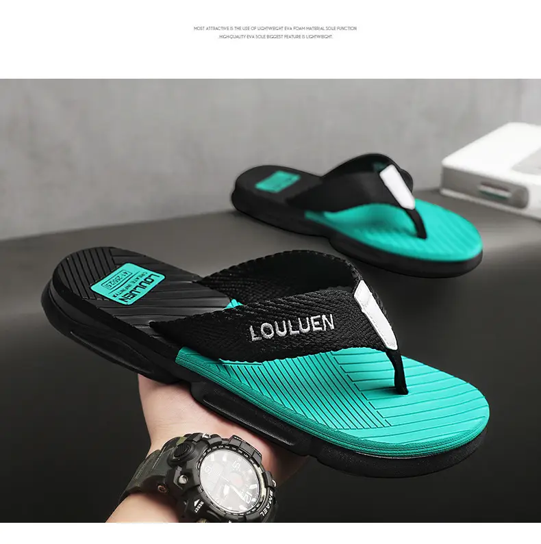 Cross-border plus size Flip-flops Men's Summer Outer Wear Non-slip Clip Sandals Men's Beach Trendy Internet Celebrated Casual Sandals — feature 18