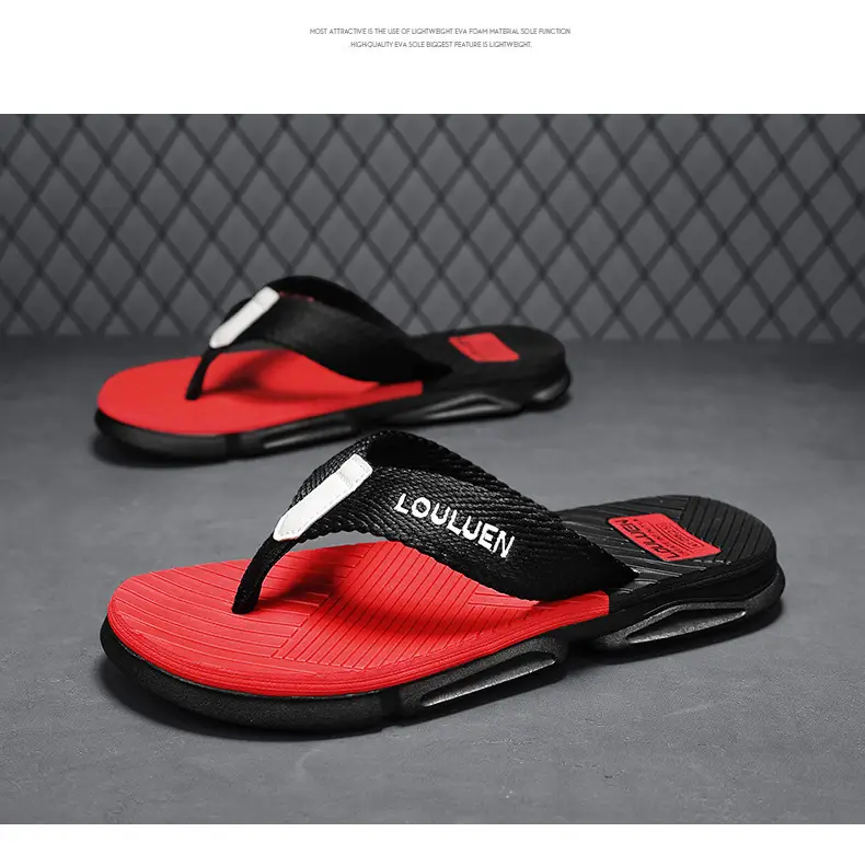 Cross-border plus size Flip-flops Men's Summer Outer Wear Non-slip Clip Sandals Men's Beach Trendy Internet Celebrated Casual Sandals — feature 19