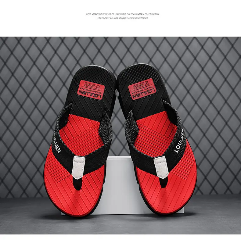 Cross-border plus size Flip-flops Men's Summer Outer Wear Non-slip Clip Sandals Men's Beach Trendy Internet Celebrated Casual Sandals — feature 20