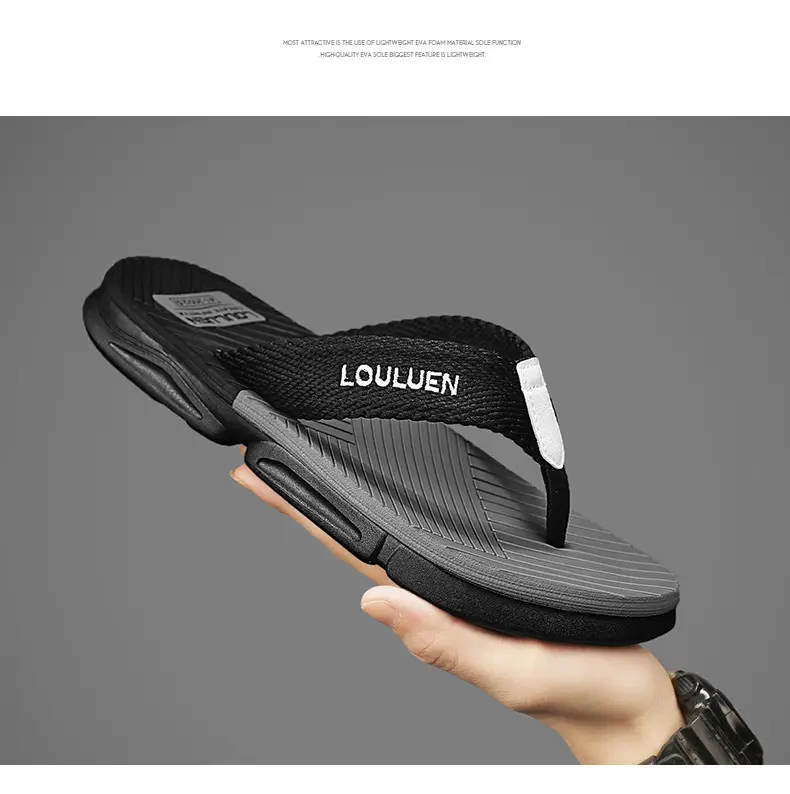 Cross-border plus size Flip-flops Men's Summer Outer Wear Non-slip Clip Sandals Men's Beach Trendy Internet Celebrated Casual Sandals — feature 22