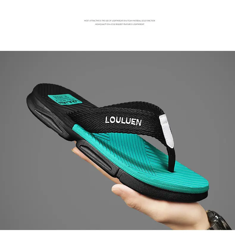 Cross-border plus size Flip-flops Men's Summer Outer Wear Non-slip Clip Sandals Men's Beach Trendy Internet Celebrated Casual Sandals — feature 3