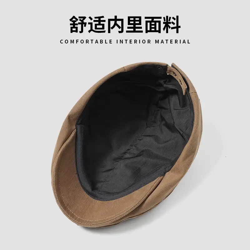Summer Beret Children Antique Anti-Wear Japanese Style Cap Retro Street Progressive Hat for Men - Image 5
