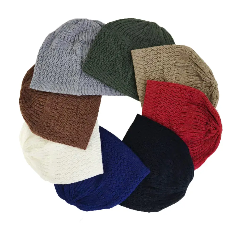 Olive Knitted Camel Hat for Men Women — feature 9