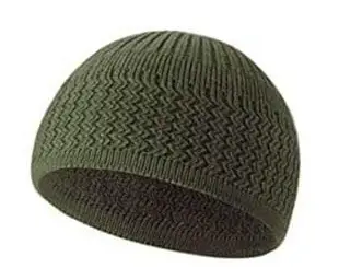 Olive Knitted Camel Hat for Men Women - Image 7