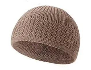 Olive Knitted Camel Hat for Men Women - Image 8