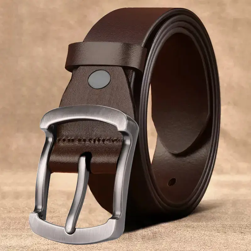 Men's Vintage Vintage Buckle Cowhide Belt