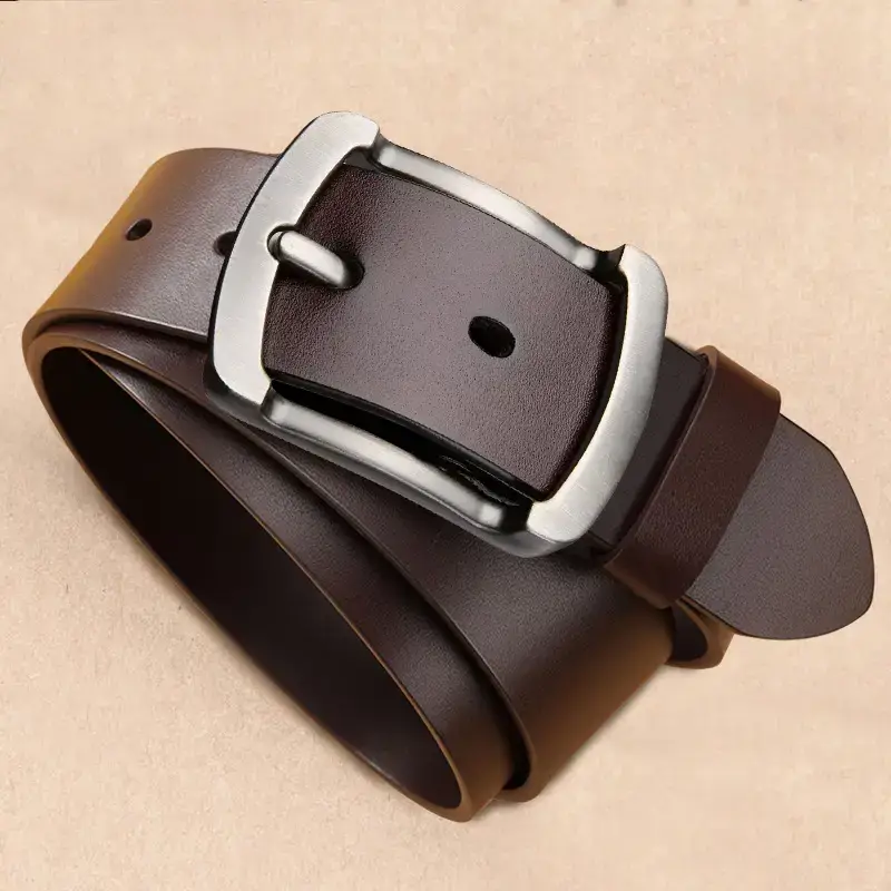Men's Vintage Vintage Buckle Cowhide Belt