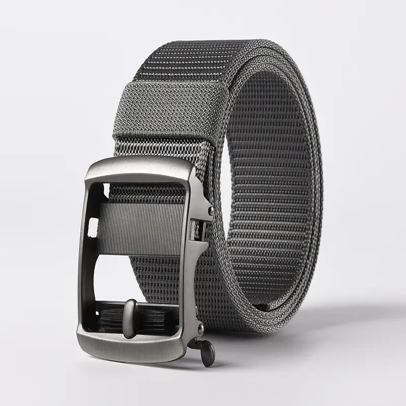 Men's Gold Nylon Belt with Buckle - Image 18