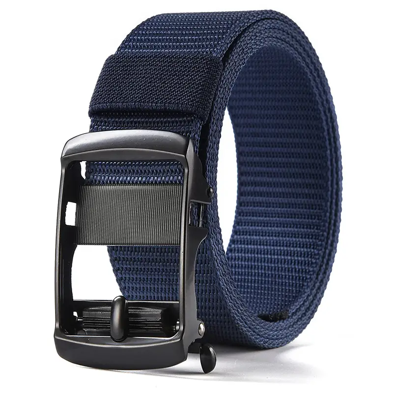Men's Gold Nylon Belt with Buckle - Image 22