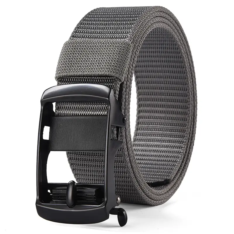 Men's Gold Nylon Belt with Buckle - Image 24