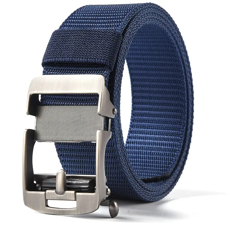 Men's Gold Nylon Belt with Buckle - Image 28