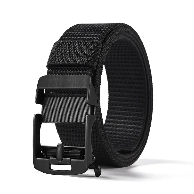 Men's Gold Nylon Belt with Buckle - Image 31