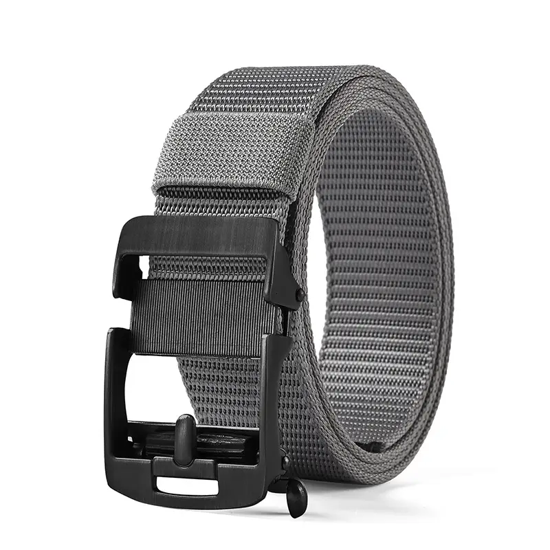 Men's Gold Nylon Belt with Buckle - Image 36