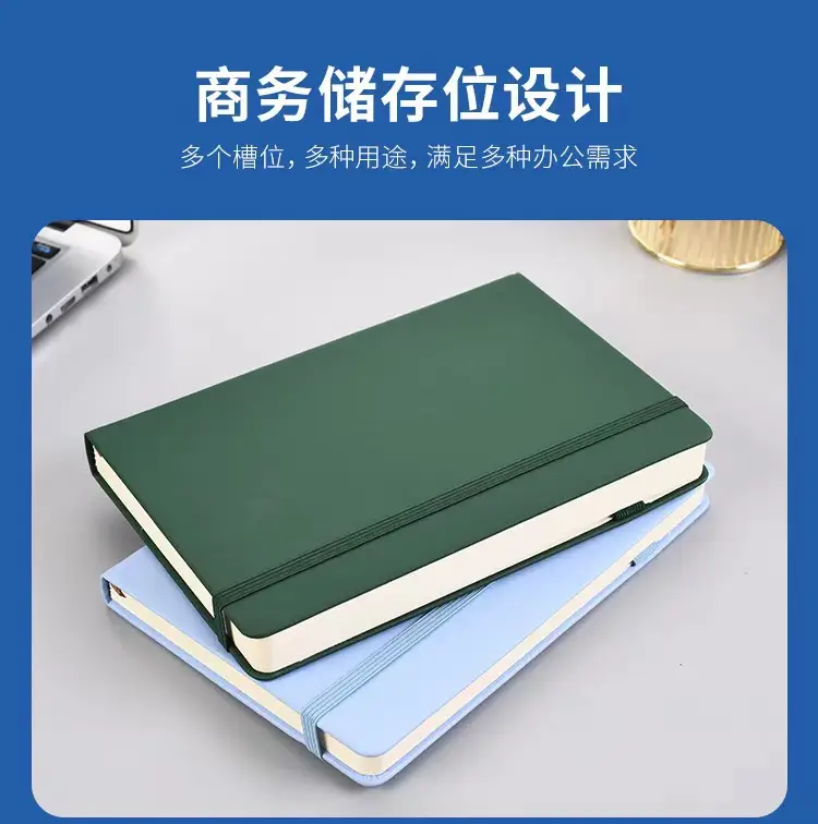 A5 Strap Notebook with Logo College Student Diary - Image 12